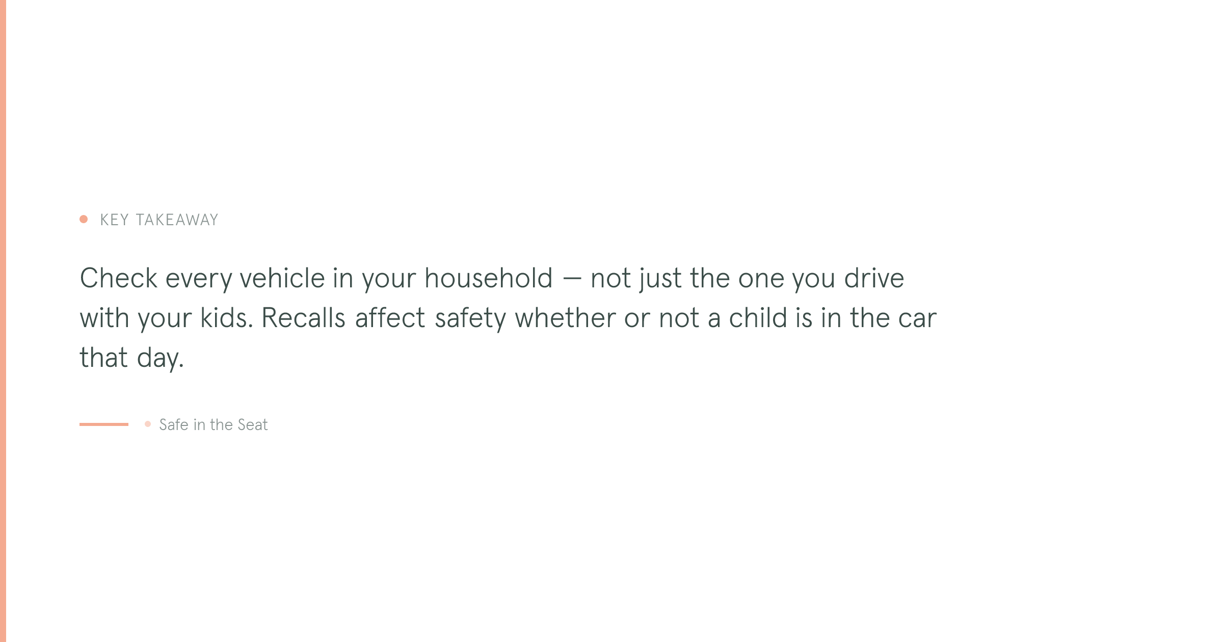 Key takeaway: check your Ford's VIN and think about vehicle safety holistically